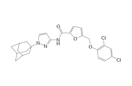 N-[1-(1-adamantyl)-1H-pyrazol-3-yl]-5-[(2,4-dichlorophenoxy)methyl]-2-furamide