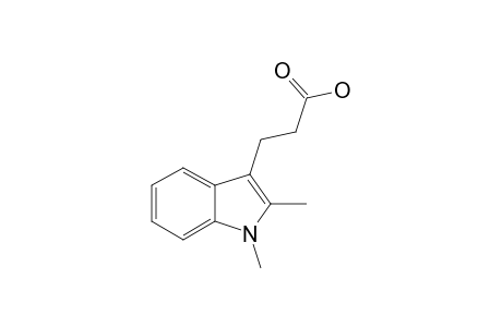 3-(1,2-DIMETHYL-INDOL-3-YL)-PROPIONIC-ACID