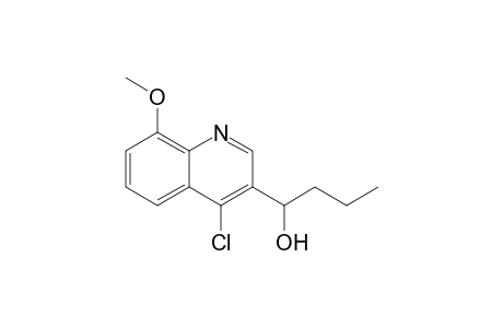 4-Chloro-3-(1-hydroxybutyl)-8-methoxyquinoline