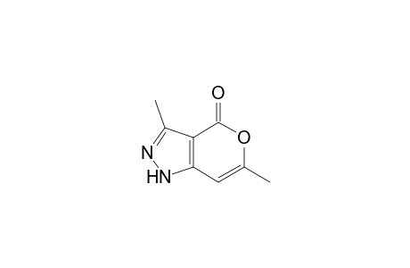 Pyrano[4,3-c]pyrazol-4(1H)-one, 3,6-dimethyl-