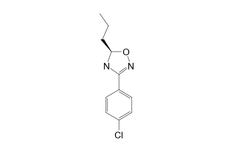 3-(PARA-CHLOROPHENYL)-5-(N-PROPYL)-4,5-DIHYDRO-1,2,4-OXADIAZOLE