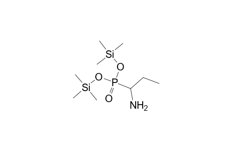 Bis(trimethylsilyl) 1-aminopropylphosphonate