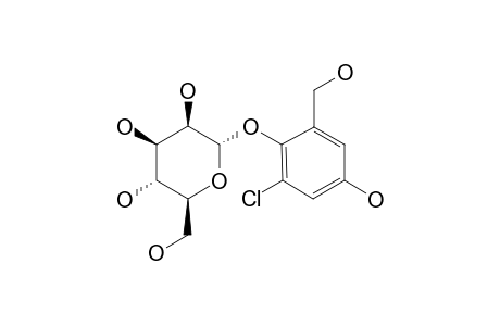 1-O-(ALPHA-D-MANNOPYRANOSYL)-CHLORO-GENTISYL-ALCOHOL