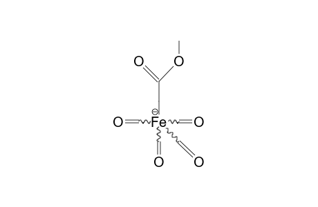 Methoxycarbonylmethyl-tetracarbonyl-ferrate anion