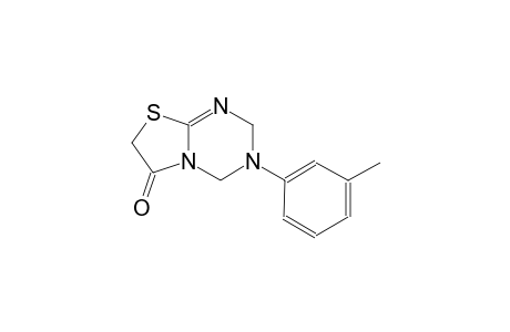 3-(3-methylphenyl)-3,4-dihydro-2H-[1,3]thiazolo[3,2-a][1,3,5]triazin-6(7H)-one