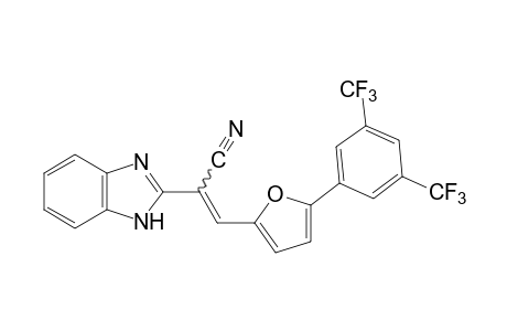 alpha-[5-(alpha,alpha,alpha,alpha',alpha',alpha'-HEXAFLUORO-3,5-XYLYL)FURFURYLIDENE]-2-BENZIMIDAZOLEACETONITRILE