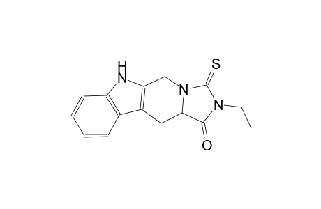 2-ethyl-3-thioxo-2,3,5,6,11,11a-hexahydro-1H-imidazo[5',1':6,1]pyrido[3,4-b]indol-1-one