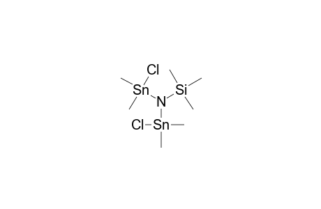 BIS-(CHLORODIMETHYLSTANNYL)-(TRIMETHYLSILYL)-AMINE