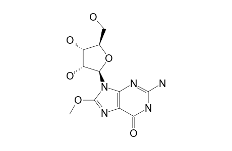 8-METHOXYGUANOSINE;8-OME-G