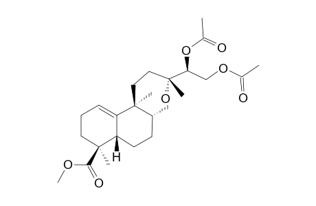 METHYL-13R-HYDROXY-14S,15-DIACETOXY-1(10)-ENT-HALIMEN-18-OATE