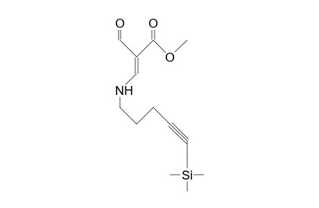 (E)-2-Formyl-3-(6-trimethylsilyl-4-hexynyl-1-amino)-2-propenoic acid, methyl ester