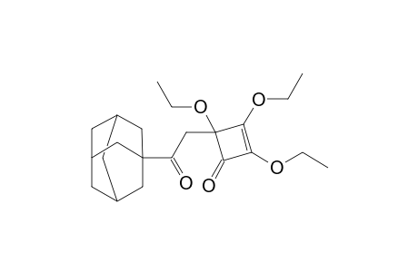 4-[2-(1-adamantyl)-2-keto-ethyl]-2,3,4-triethoxy-cyclobut-2-en-1-one