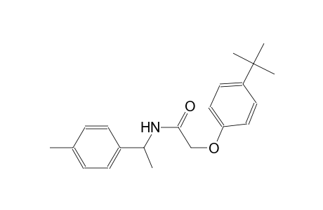 2-(4-tert-butylphenoxy)-N-[1-(4-methylphenyl)ethyl]acetamide