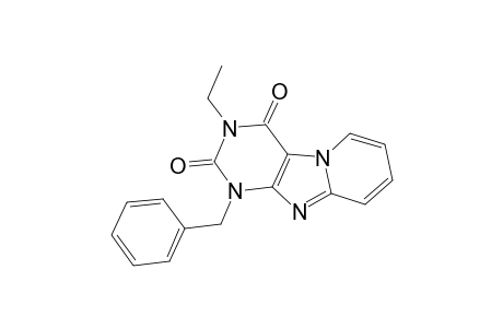 1-BENZYL-3-ETHYL-1H,3H-PYRIDO-[2,1-F]-PURINE-2,4-DIONE