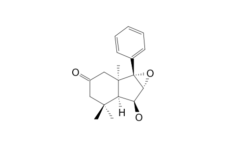 (1-S*,2-R*,3-S*,3A-R*,7A-S*)-2,3-EPOXY-1-HYDROXY-3A,7,7-TRIMETHYL-3-PHENYL-PERHYDRO-INDEN-5-ONE