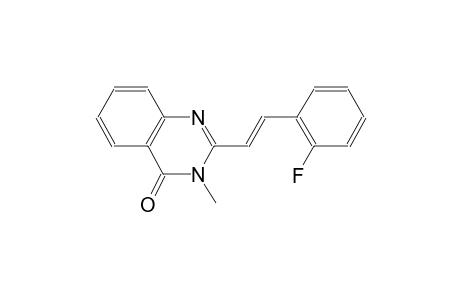 2-[(E)-2-(2-fluorophenyl)ethenyl]-3-methyl-4(3H)-quinazolinone