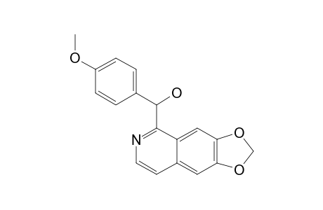 1-(HYDROXY-PARA-METHOXYBENZYL)-6,7-METHYLENEDIOXYISOQUINOLINE