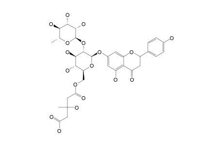 MELITIDIN;NARINGENIN_7-(2''-ALPHA-RHAMNOSYL-6''-(3''''-HYDROXY-3''''-METHYLGLUTARYL)-BETA-GLUCOSIDE)