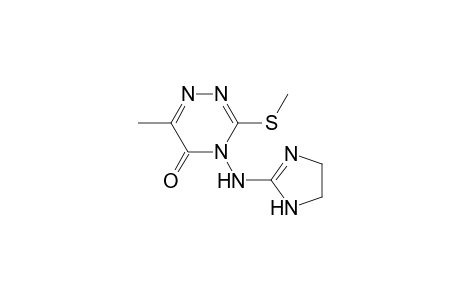 1,2,4-Triazin-5(4H)-one, 4-[(4,5-dihydro-1H-imidazol-2-yl)amino]-6-methyl-3-(methylthio)-