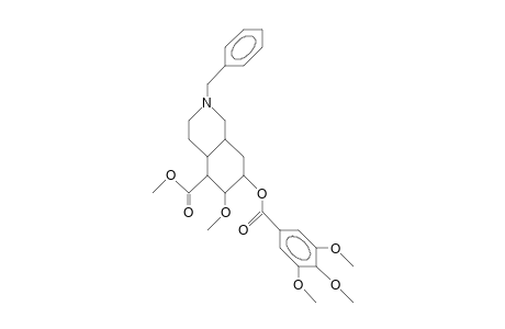 (4AR, 5S,6S,7S,8aR)-2-benzyl-7-(3,4,5-trimethoxy-benzoyloxy)-6-methoxy-5-methoxycarbonyl-perhydro-isoquinoline