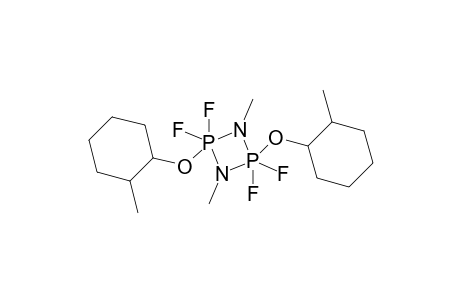 1,3,2,4-Diazadiphosphetidine, 2,2,4,4-tetrafluoro-2,2,4,4-tetrahydro-1,3-dimethyl-2,4-bis[(2-methyl cyclohexyl)oxy]-