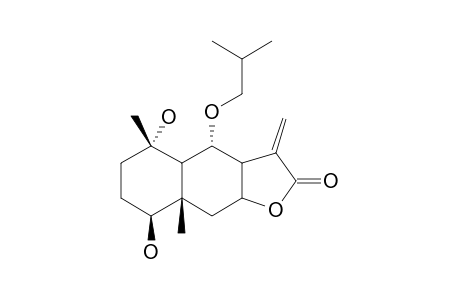 1-BETA,4-ALPHA-DIHYDROXY-6-ALPHA-ISOBUTYLOXYEUDESM-11(13)-EN-8,12-OLIDE