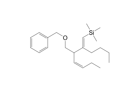 2-Butyl-3-(benzyloxymethyl)-1-(trimethylsilyl)-1,4-heptadiene