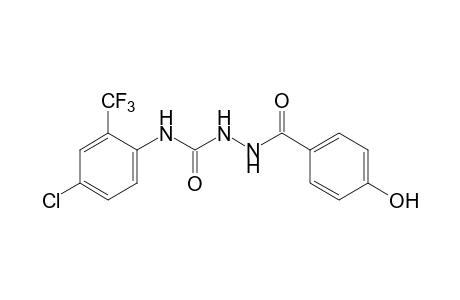 4-(4-CHLORO-alpha,alpha,alpha-TRIFLUORO-o-TOLYL)-1-(p-HYDROXYBENZOYL)SEMICARBAZIDE