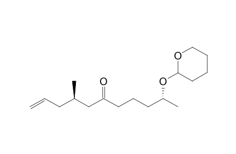 (4R,10R)-4-Methyl-10-(tetrahydro-pyran-2-yloxy)-undec-1-en-6-one