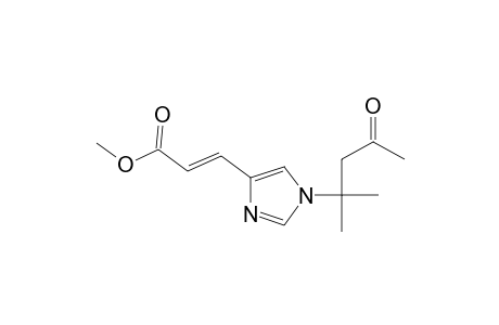 (E)-3-[1-(2-methyl-4-oxopentan-2-yl)-4-imidazolyl]-2-propenoic acid methyl ester