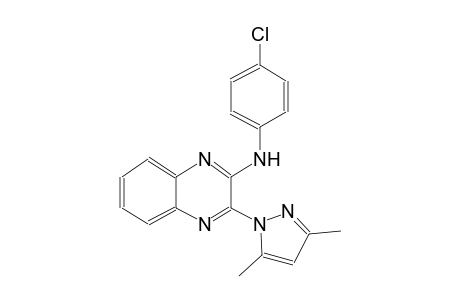 N-(4-chlorophenyl)-3-(3,5-dimethyl-1H-pyrazol-1-yl)-2-quinoxalinamine