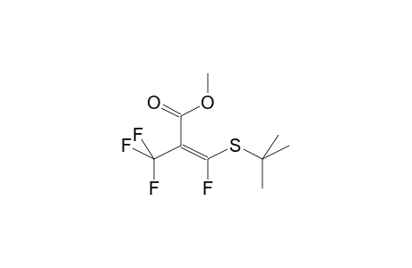 CIS-1-TERT-BUTYLTHIO-1,1,3,3-TETRAFLUORO-2-CARBMETHOXYPROPENE