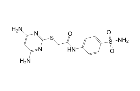 N-[4-(aminosulfonyl)phenyl]-2-[(4,6-diamino-2-pyrimidinyl)sulfanyl]acetamide