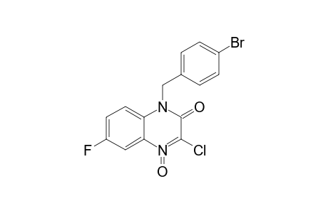 1-(4-Bromobenzyl)-3-chloro-6-fluoroquinoxalin-2(1H)-one 4-Oxide