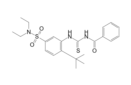 1-benzoyl-3-[2-tert-butyl-5-(diethylsulfamoyl)phenyl]-2-thiourea