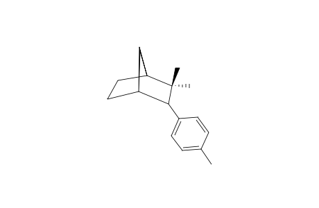 3,3-DIMETHYL-2-(4'-METHYLPHENYL)-BICYCLO-[2.2.1]-HEPT-2-YL-CATION