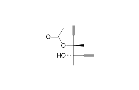 1,5-Hexadiyne-3,4-diol, 3,4-dimethyl-, monoacetate, (R*,S*)-