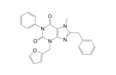 8-BENZYL-1-PHENYL-7-METHYL-3-FURFURYL-XANTHINE