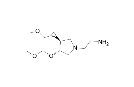 (3S,4S)-1-(2-Aminoethyl)-3,4-bis(methoxymethoxy)pyrrolidine