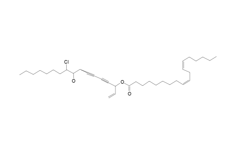 10-CHLORO-1-HEPTADECEN-4,6-DIYN-3,9-DIOL-3-LINOLEATE