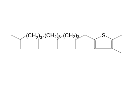 THIOPHENE, 2,3-DIMETHYL-5-(2,6,10,14-TETRAMETHYLPENTADECYL)-