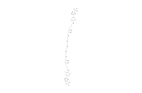 3-[4-[3-[3-[2-[2-[2-[2-[[5-[3-[2,6-dimethyl-4-[5-(trifluoromethyl)-1,2,4-oxadiazol-3-yl]phenoxy]propyl]-1,2-oxazol-3-yl]methoxy]ethoxy]ethoxy]ethoxy]ethoxymethyl]-1,2-oxazol-5-yl]propoxy]-3,5-dimethylphenyl]-5-(trifluoromethyl)-1,2,4-oxadiazole