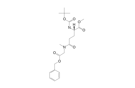 BENZYL-[(2R)-N-(TERT.-BUTOXYCARBONYL)-ALPHA-METHYL-GLUTAMYL]-GAMMA-SARCOSINATE-DIESTER;ROTAMER-#2