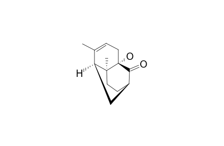 (+/-)-(1R*,3S*,7S*,8S*)-3-HYDROXY-6,8-DIMETHYLTRICYCLO-[5.3.1.0(3,8)]-UNDEC-5-EN-2-ONE