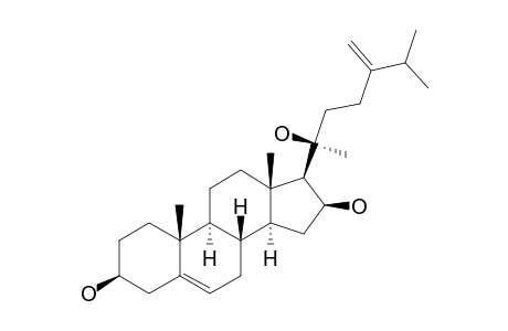 (16S,20S)-ERGOSTA-5,24(28)-DIEN-3-BETA,16,20-TRIOL