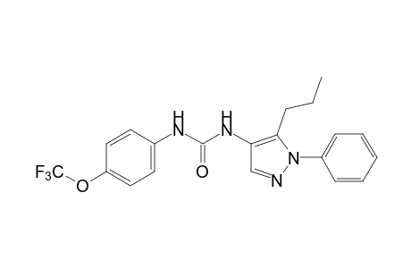 1-(phenyl-5-propylpyrazol-4-yl)-3-[p-(trifluoromethoxy)phenyl]urea