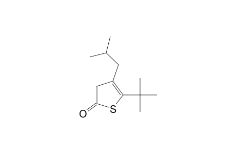 5-(t-Butyl)-4-(2'-methylpropyl)thiophen-2-one