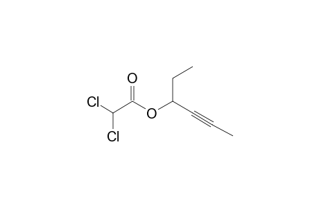 Dichloroacetic acid, hex-4-yn-3-yl ester