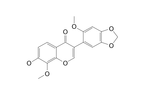 6',8-DIMETHOXY-7-HYDROXY-3',4'-METHYLENDIOXY-ISOFLAVON