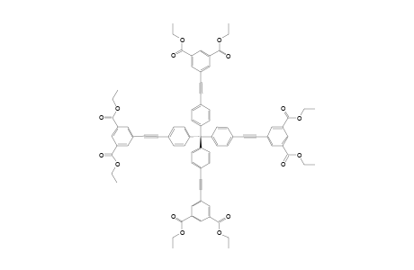 OCTAETHYL-5,5',5'',5'''-[[METHANETETRAYL-TETRAKIS-(PHENYLENE-4,1-DIYL)]-TETRAKIS-(ETHYNE-2,1-DIYL)]-TETRAISOPHTHALATE